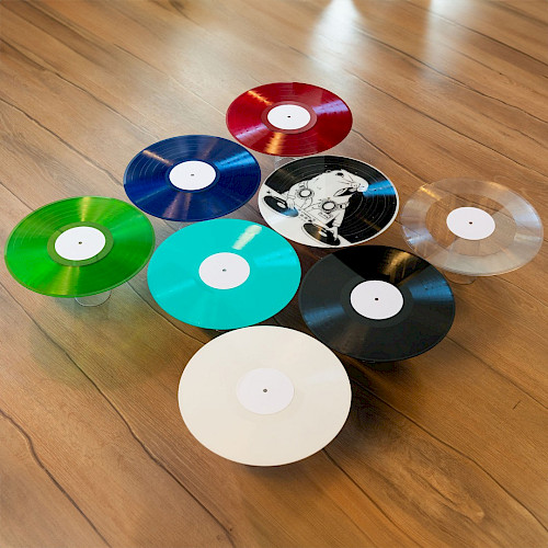 Our colored vinyl records