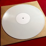 white 12 inch vinyl record